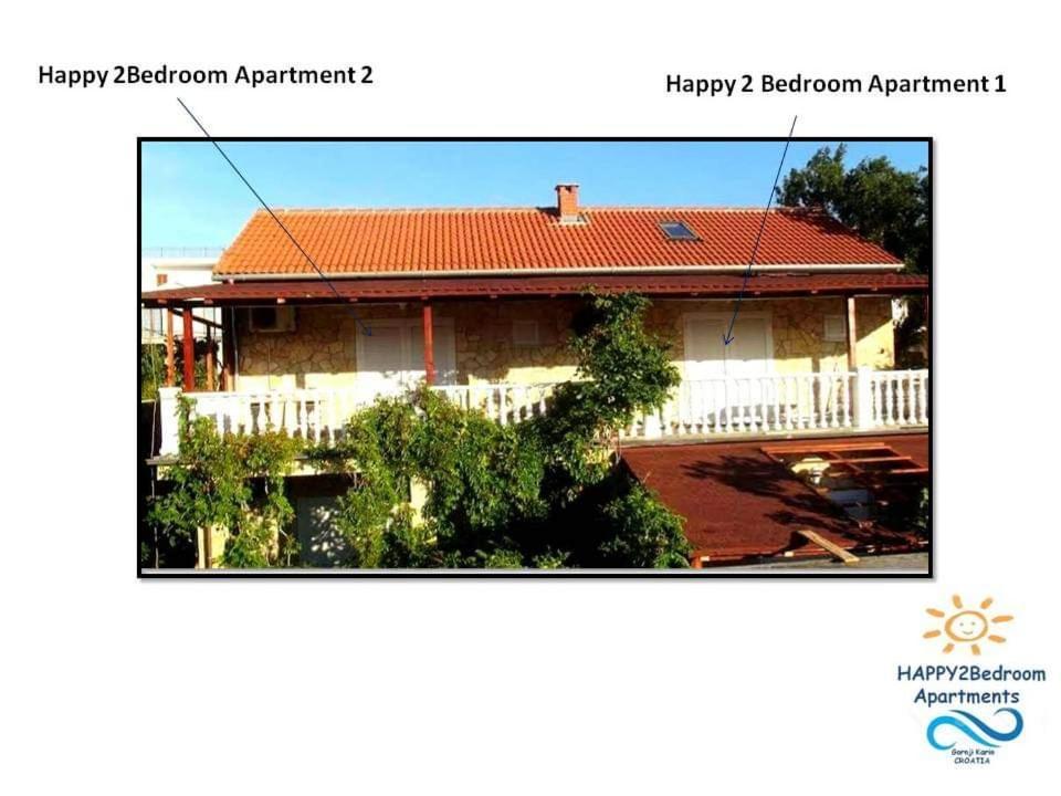Happy 2Bedroom Apartments Gornji Karin Exterior foto